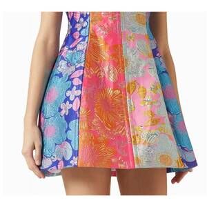 NEW CELIA B cosmica mini dress in multi